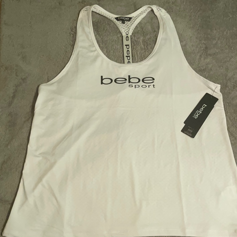 Silky White Bebe top